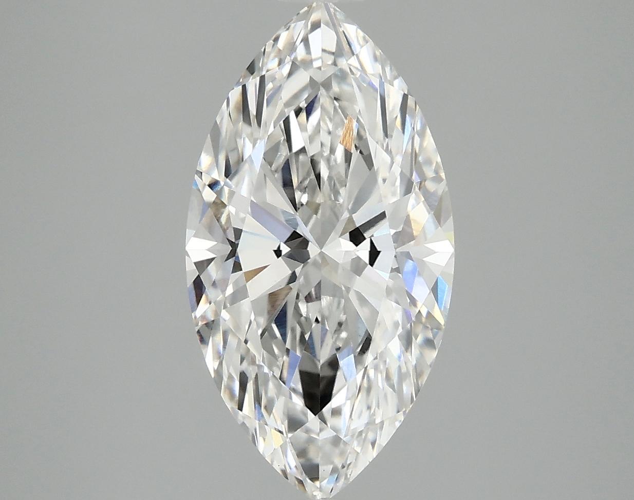 3.05 Carat Marquise Shaped Excellent Cut VS1 IGI Certified Lab Grown Diamond