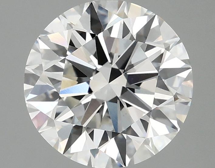 2.04 Carat Round Shaped Ideal Cut VVS2 IGI Certified Lab Grown Diamond