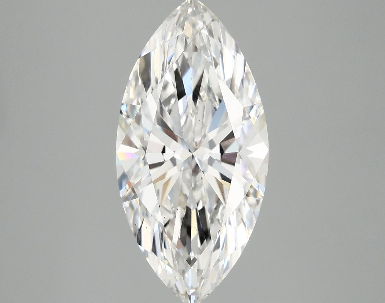 2.85 Carat Marquise Shaped Ideal Cut VS2 IGI Certified Lab Grown Diamond