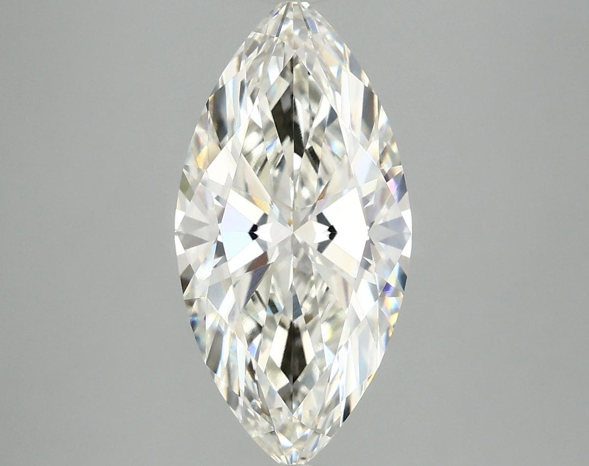 3.01 Carat Marquise Shaped Ideal Cut VVS2 IGI Certified Lab Grown Diamond