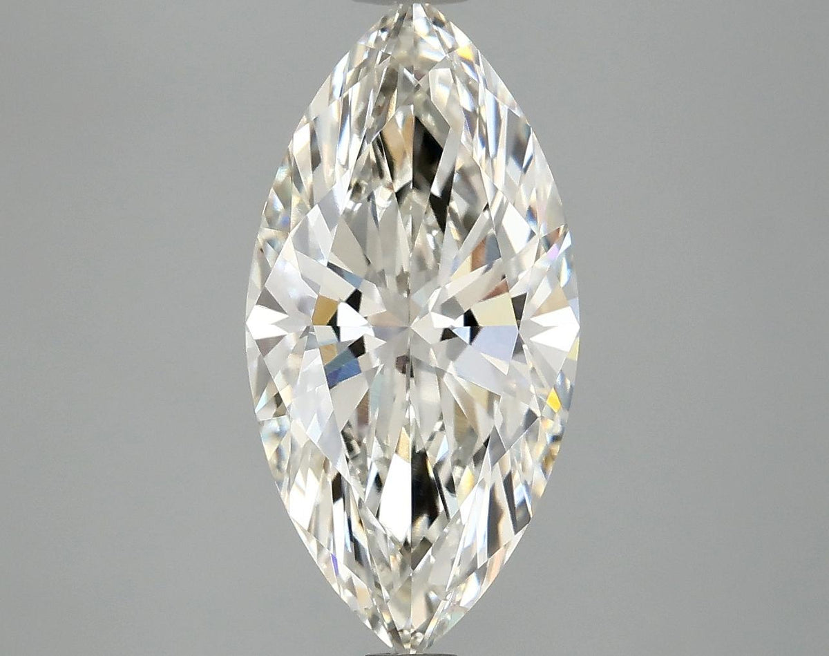3.04 Carat Marquise Shaped Ideal Cut VVS1 IGI Certified Lab Grown Diamond