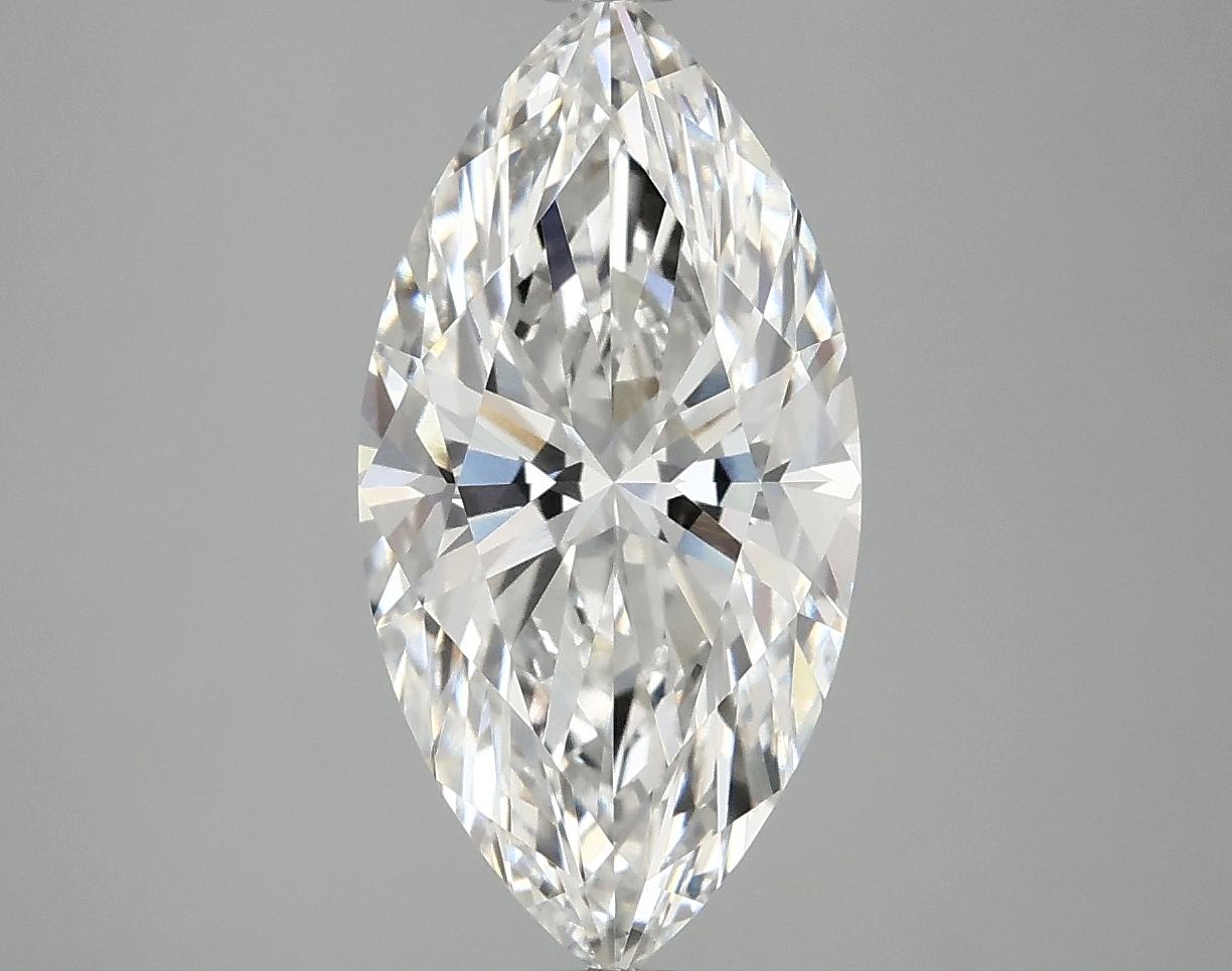 3.07 Carat Marquise Shaped Ideal Cut VVS2 IGI Certified Lab Grown Diamond