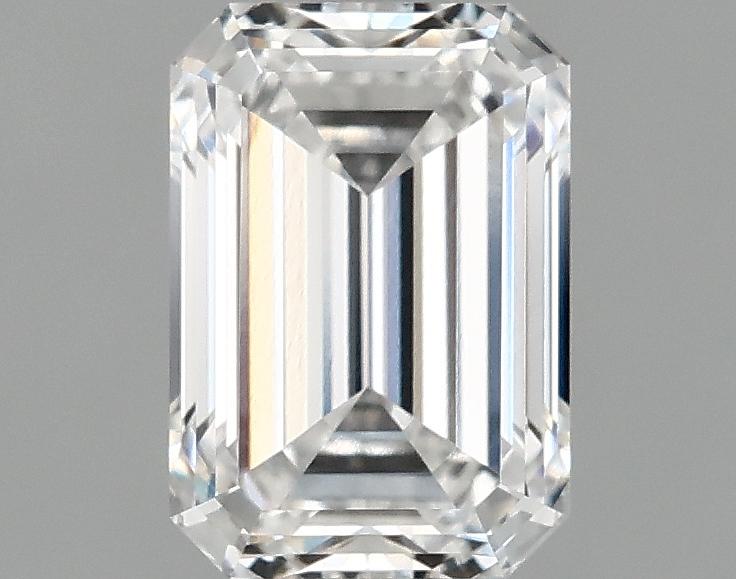 0.98 Carat Emerald Shaped Ideal Cut VVS2 IGI Certified Lab Grown Diamond
