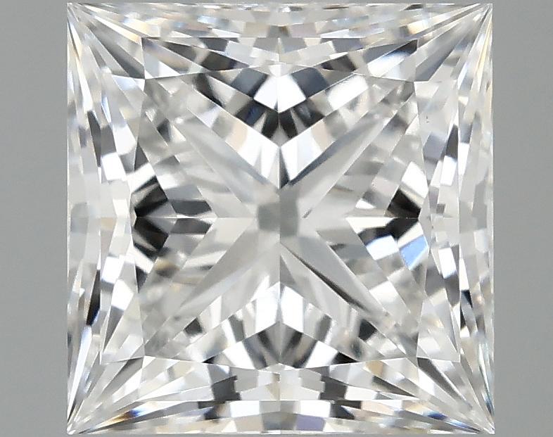 1.87 Carat Princess Shaped Ideal Cut VVS2 IGI Certified Lab Grown Diamond