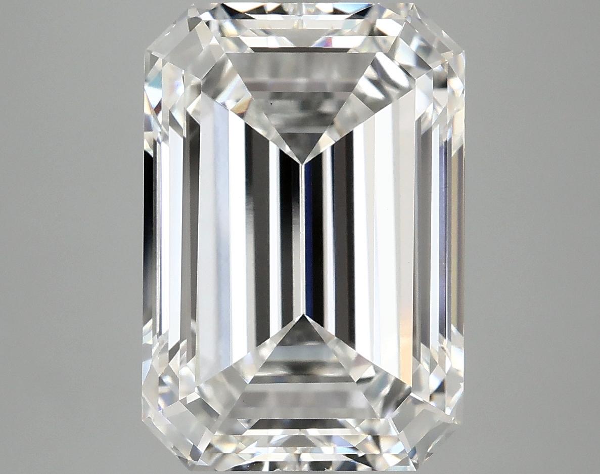 7.3 Carat Emerald Shaped Ideal Cut VVS2 IGI Certified Lab Grown Diamond