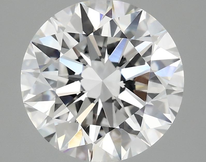 3.08 Carat Round Shaped Excellent Cut VVS2 IGI Certified Lab Grown Diamond