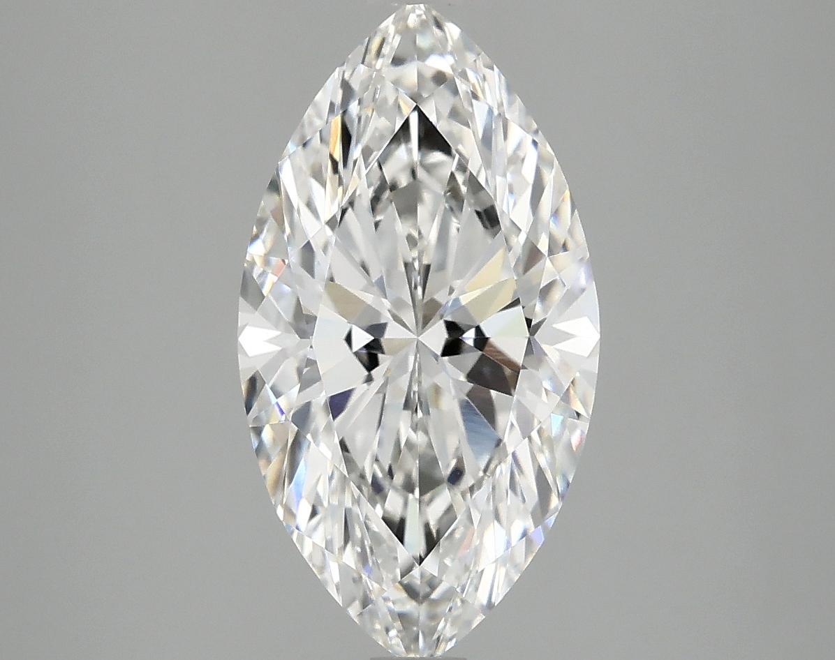 3.09 Carat Marquise Shaped Excellent Cut VVS2 IGI Certified Lab Grown Diamond