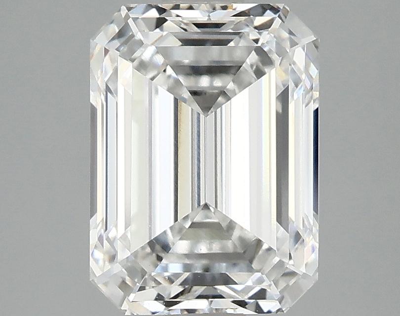3.02 Carat Emerald Shaped Excellent Cut VVS2 IGI Certified Lab Grown Diamond
