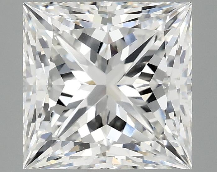 3.09 Carat Princess Shaped Ideal Cut VVS2 IGI Certified Lab Grown Diamond