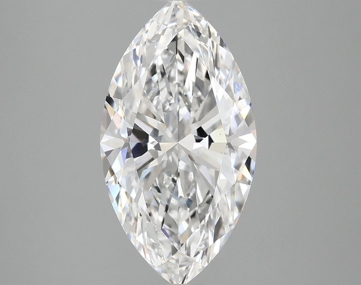 3.04 Carat Marquise Shaped Excellent Cut VVS2 IGI Certified Lab Grown Diamond
