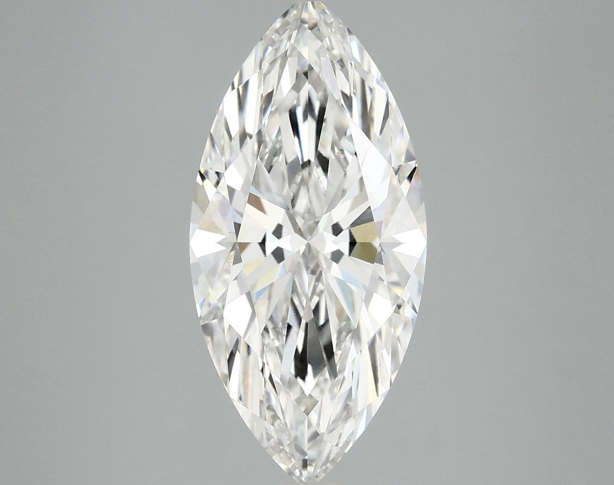3.07 Carat Marquise Shaped Excellent Cut VVS2 IGI Certified Lab Grown Diamond