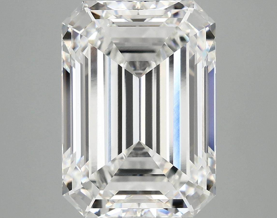 7.2 Carat Emerald Shaped Ideal Cut VVS2 IGI Certified Lab Grown Diamond