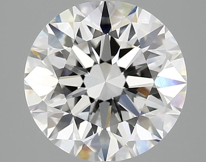 3.07 Carat Round Shaped Excellent Cut VVS2 IGI Certified Lab Grown Diamond