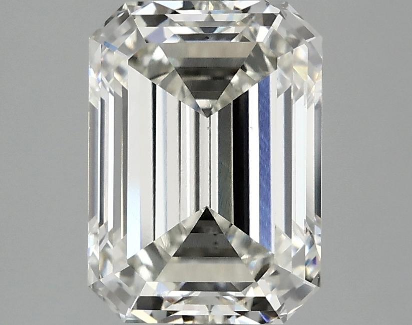3.08 Carat Emerald Shaped Excellent Cut VS2 IGI Certified Lab Grown Diamond