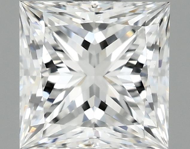 1.09 Carat Princess Shaped Ideal Cut VVS2 IGI Certified Lab Grown Diamond