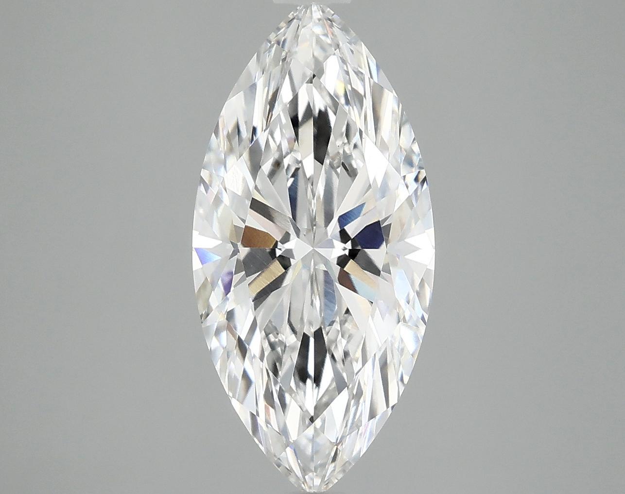 3.09 Carat Marquise Shaped Excellent Cut VS1 IGI Certified Lab Grown Diamond