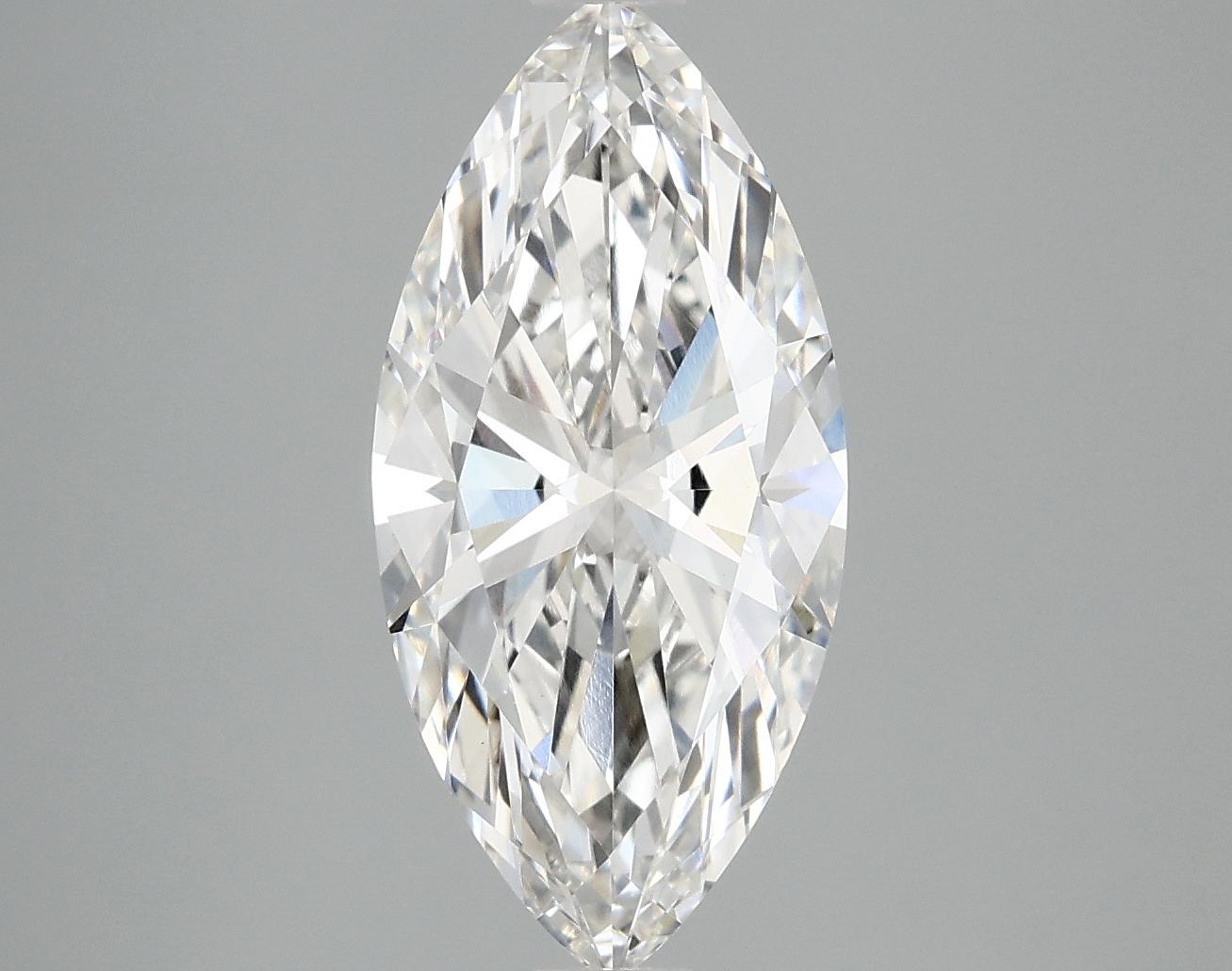 3.02 Carat Marquise Shaped Excellent Cut VS1 IGI Certified Lab Grown Diamond