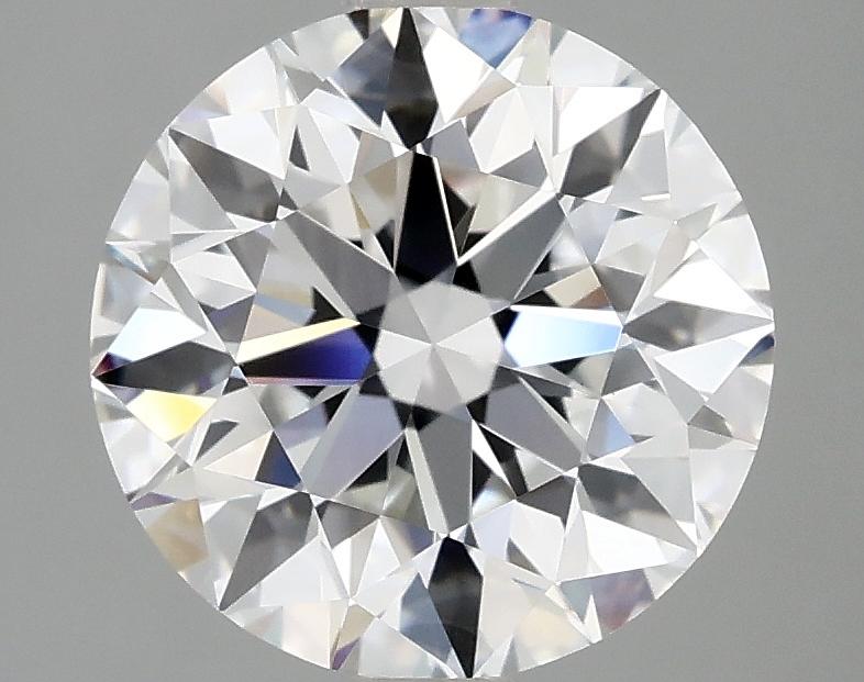 3.07 Carat Round Shaped Excellent Cut VVS2 IGI Certified Lab Grown Diamond
