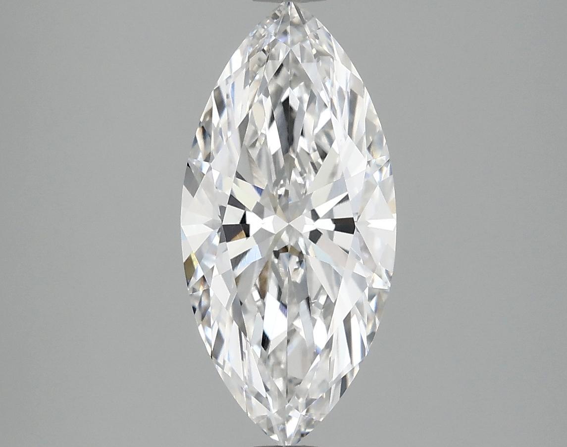 2.02 Carat Marquise Shaped Excellent Cut VVS2 IGI Certified Lab Grown Diamond