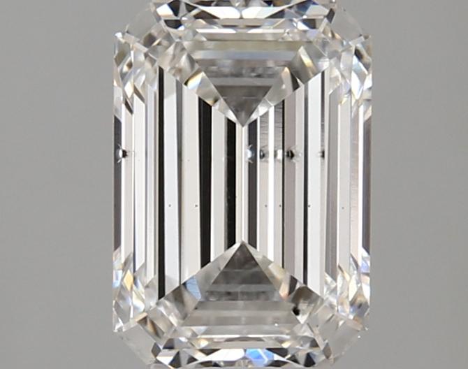 2.08 Carat Emerald Shaped Ideal Cut SI1 IGI Certified Lab Grown Diamond