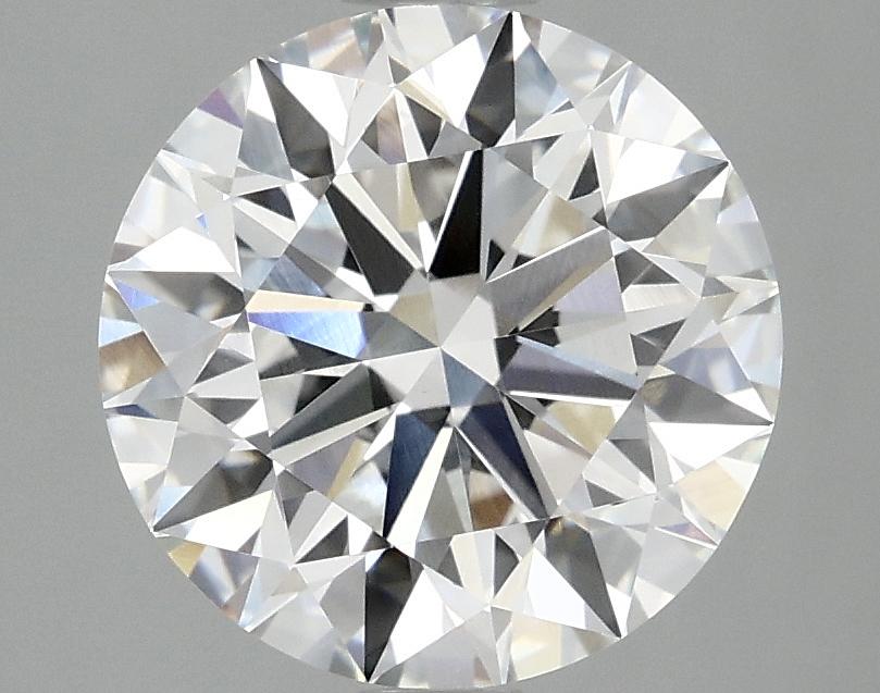3.07 Carat Round Shaped Excellent Cut VVS2 IGI Certified Lab Grown Diamond