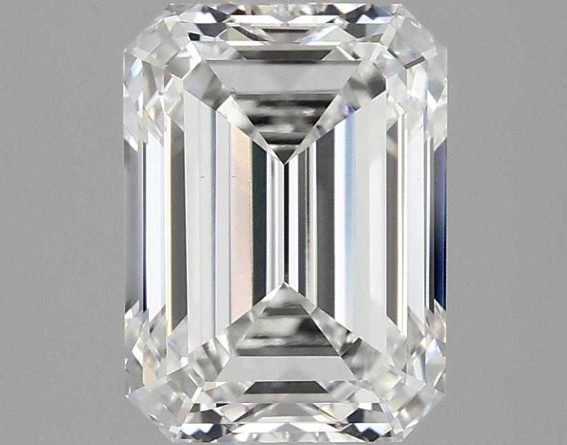 3.09 Carat Emerald Shaped Excellent Cut VS1 IGI Certified Lab Grown Diamond