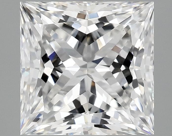2.58 Carat Princess Shaped Ideal Cut VVS2 IGI Certified Lab Grown Diamond