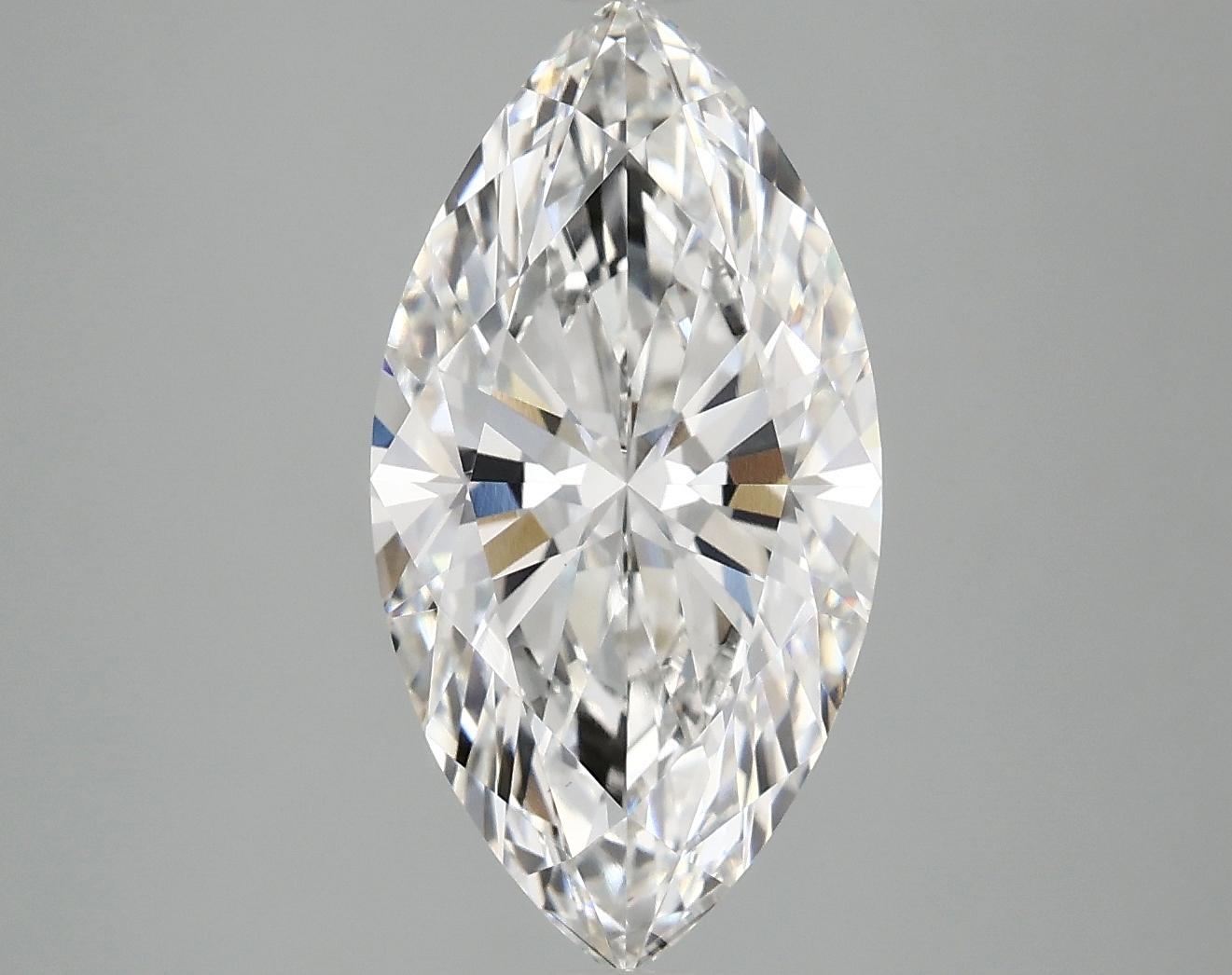3.59 Carat Marquise Shaped Ideal Cut VS2 IGI Certified Lab Grown Diamond