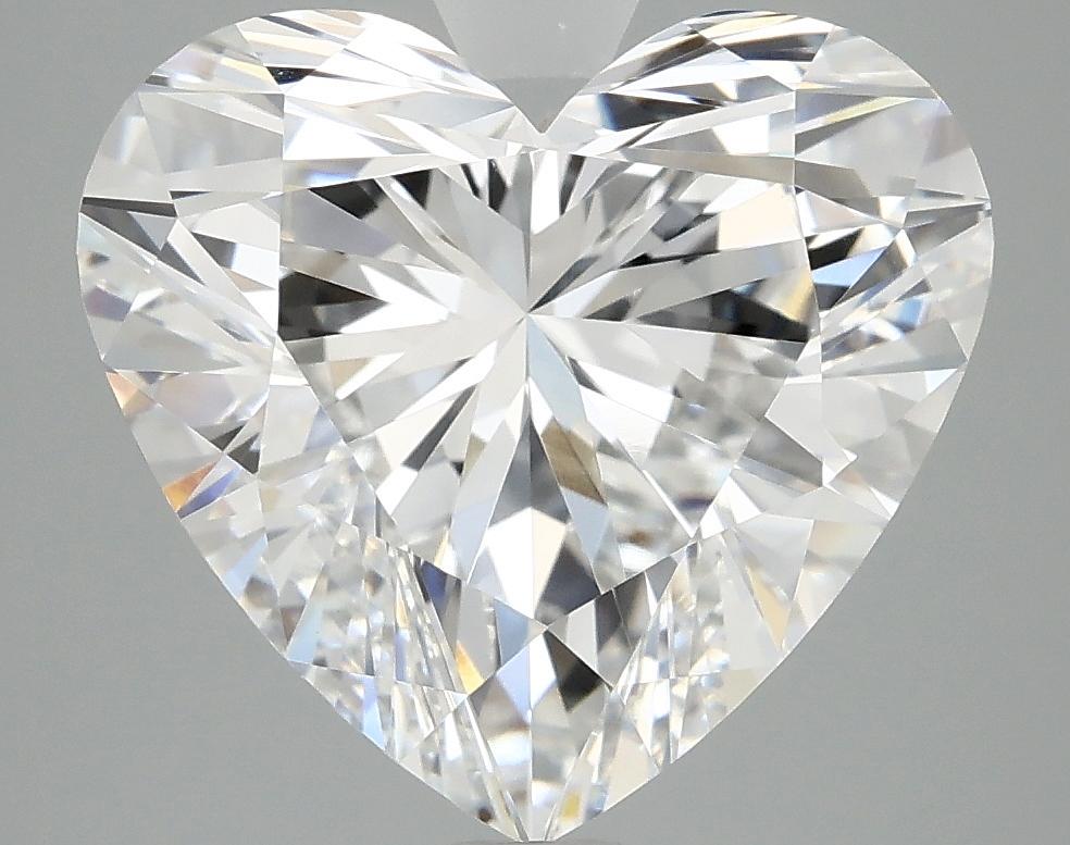 5.09 Carat Heart Shaped Ideal Cut VVS2 IGI Certified Lab Grown Diamond