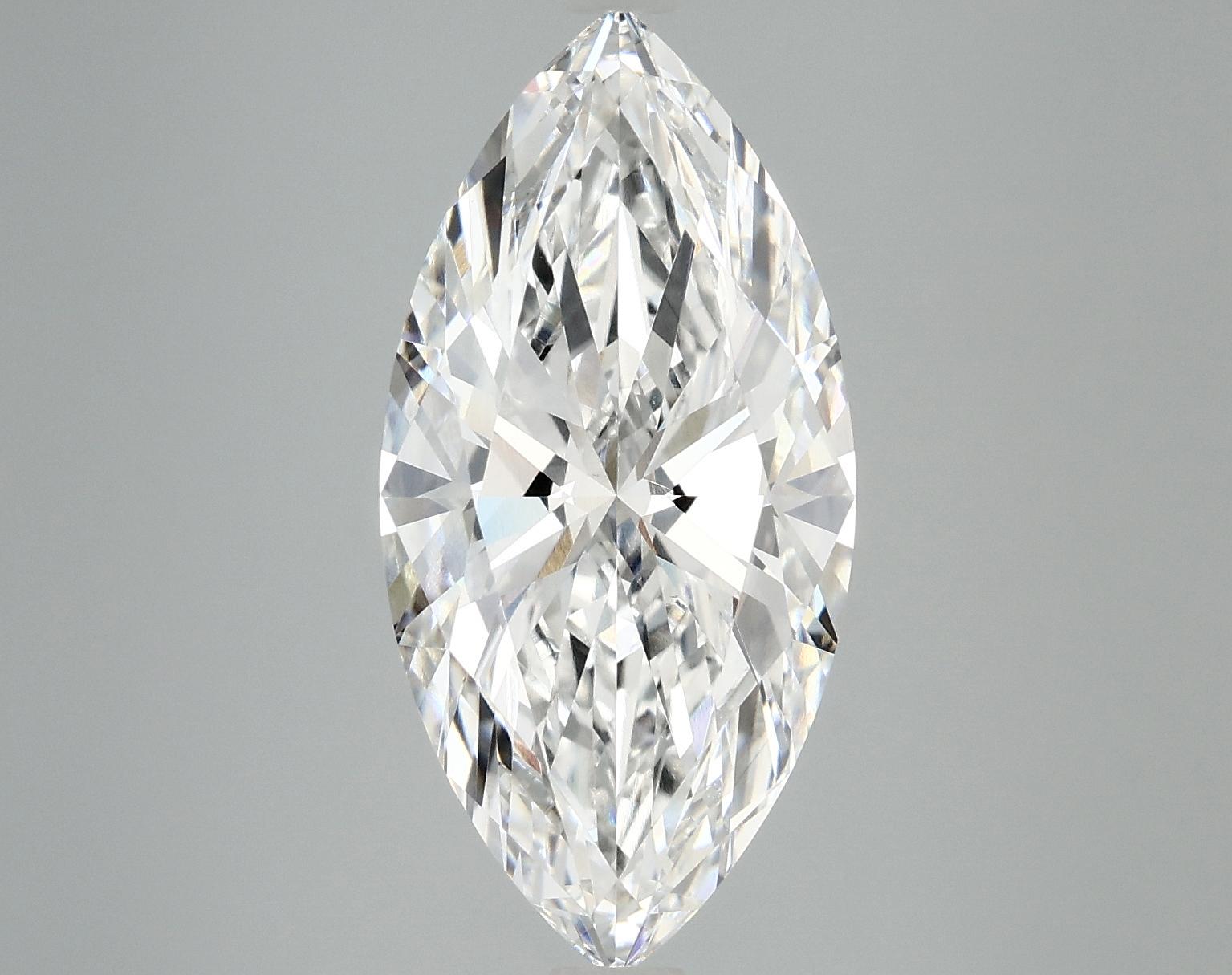 4.92 Carat Marquise Shaped Ideal Cut VVS2 IGI Certified Lab Grown Diamond