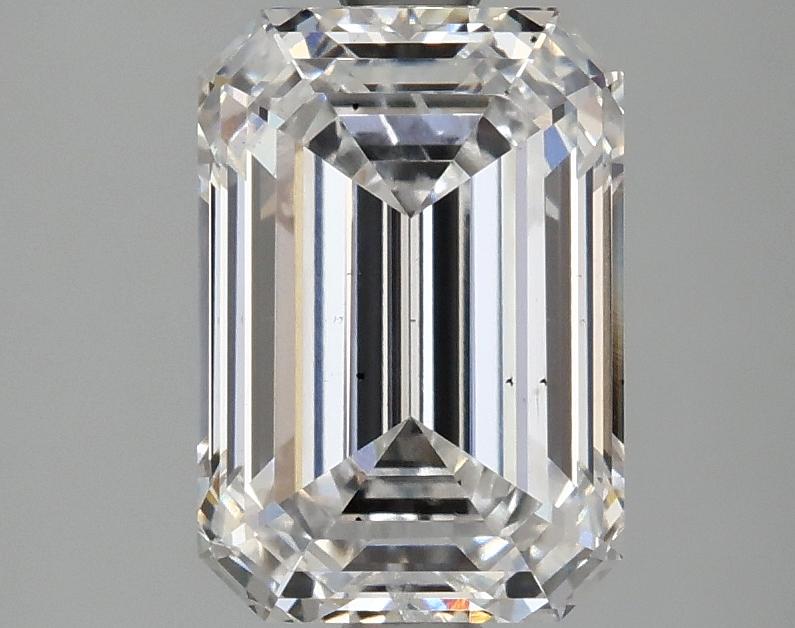 2.5 Carat Emerald Shaped Ideal Cut SI1 IGI Certified Lab Grown Diamond