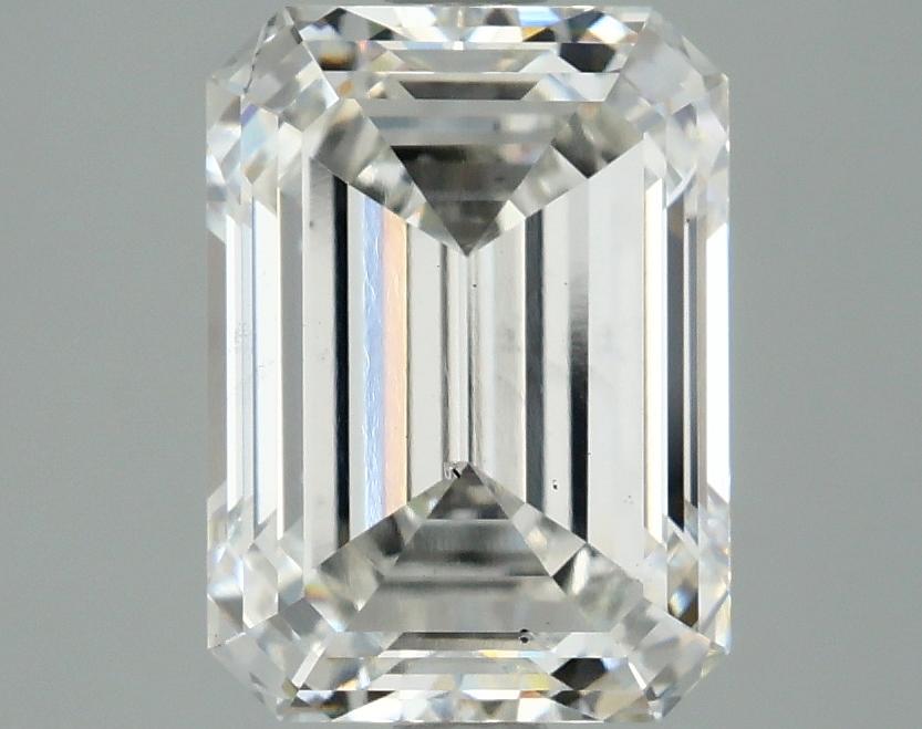 3.09 Carat Emerald Shaped Excellent Cut SI1 IGI Certified Lab Grown Diamond