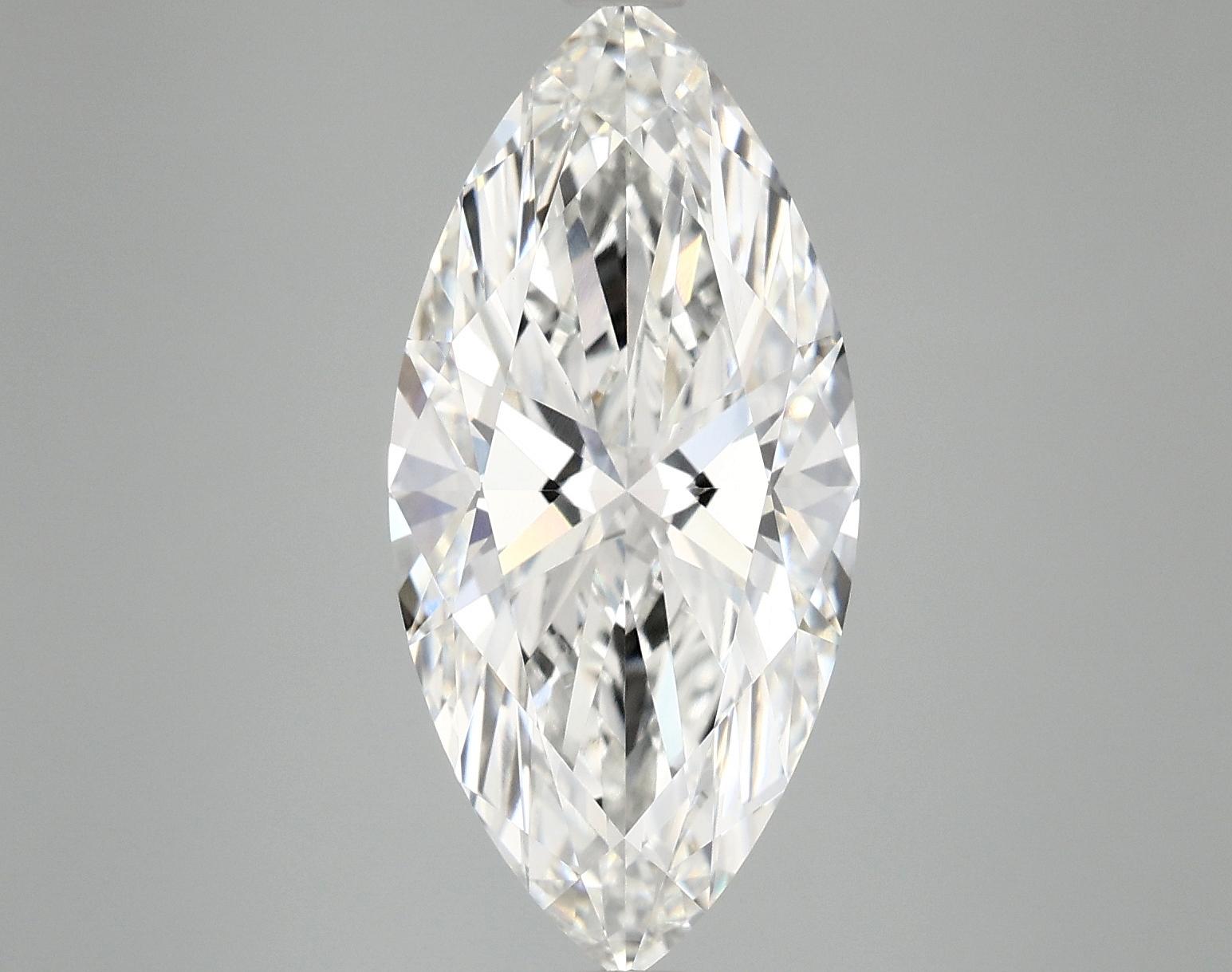 4.74 Carat Marquise Shaped Excellent Cut VVS2 IGI Certified Lab Grown Diamond
