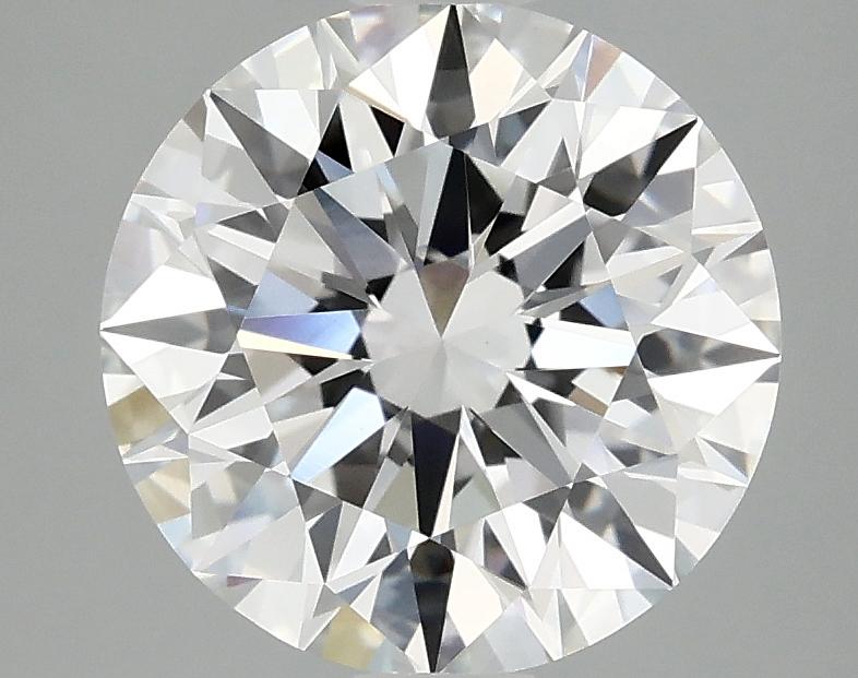 3.09 Carat Round Shaped Ideal Cut VVS2 IGI Certified Lab Grown Diamond