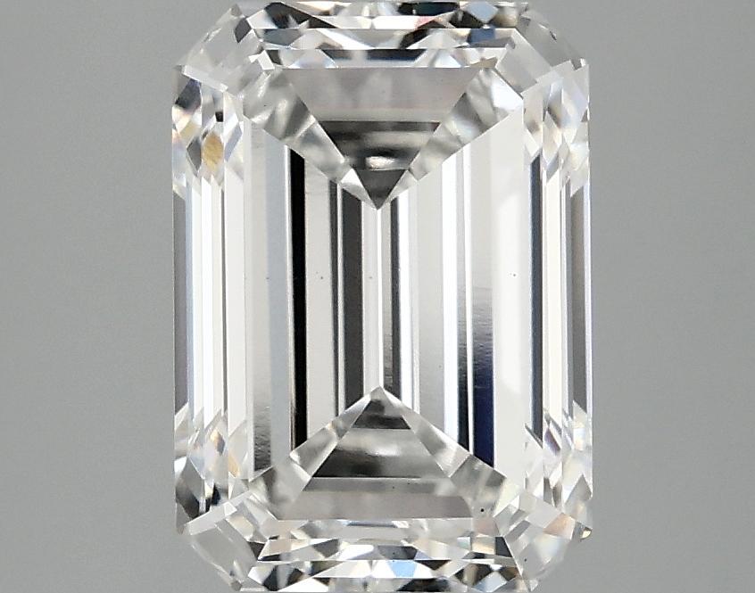 2.89 Carat Emerald Shaped Ideal Cut VS1 IGI Certified Lab Grown Diamond