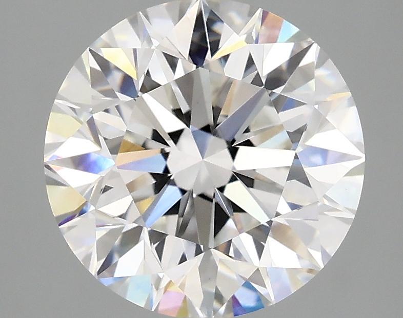 3.08 Carat Round Shaped Excellent Cut VVS2 IGI Certified Lab Grown Diamond