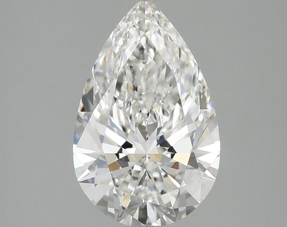 1.96 Carat Pear Shaped Ideal Cut VVS2 IGI Certified Lab Grown Diamond