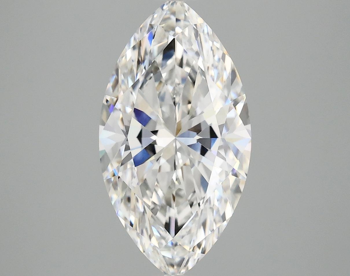 3.09 Carat Marquise Shaped Excellent Cut VVS2 IGI Certified Lab Grown Diamond
