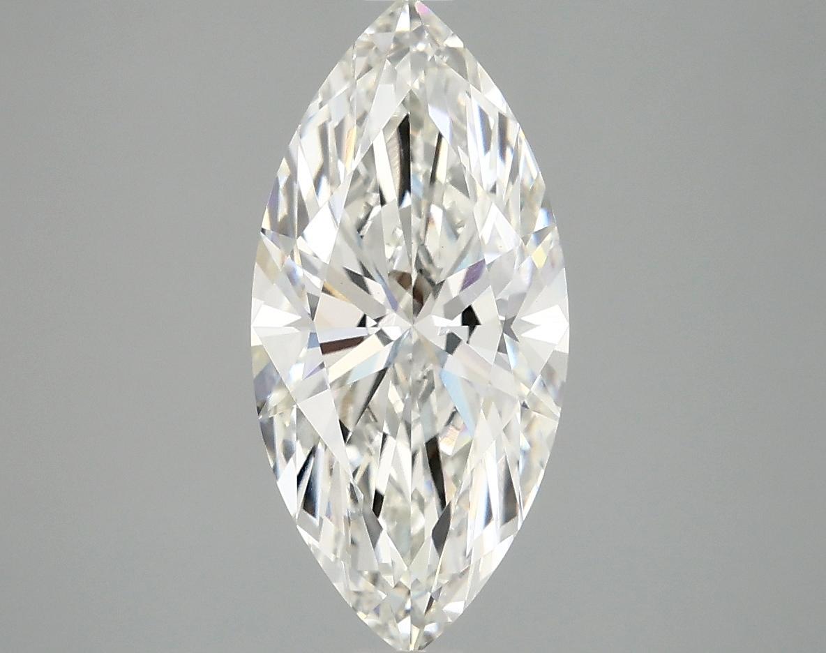 2.52 Carat Marquise Shaped Excellent Cut VVS2 IGI Certified Lab Grown Diamond
