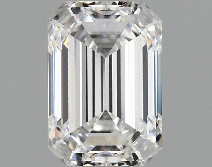 1.08 Carat Emerald Shaped Ideal Cut VVS2 IGI Certified Lab Grown Diamond