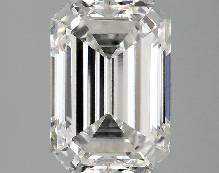 3.09 Carat Emerald Shaped Ideal Cut VVS2 IGI Certified Lab Grown Diamond