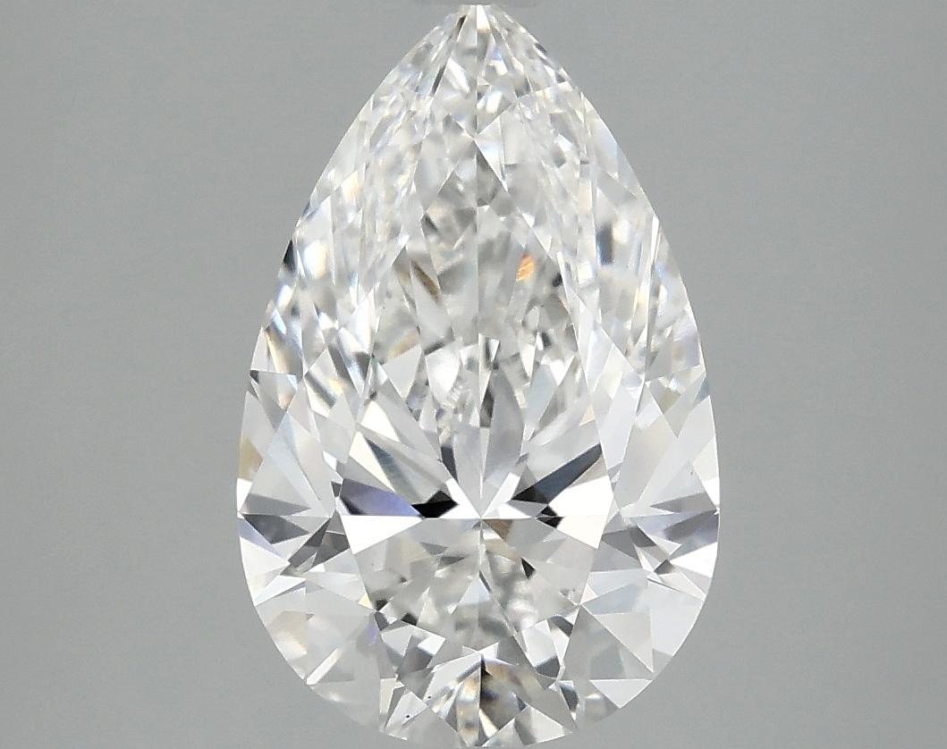 3.03 Carat Pear Shaped Ideal Cut VS1 GSI Certified Lab Grown Diamond
