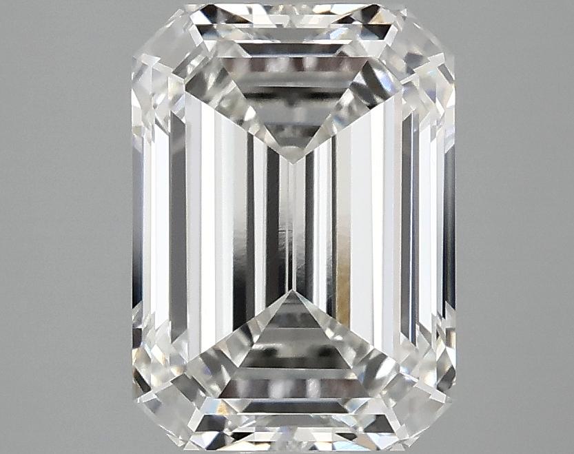3.08 Carat Emerald Shaped Excellent Cut VVS2 IGI Certified Lab Grown Diamond