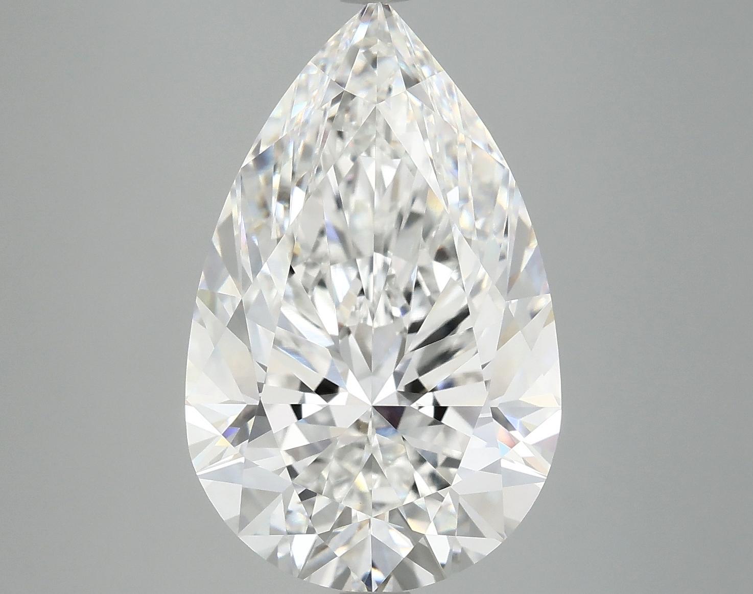 7.93 Carat Pear Shaped Ideal Cut VVS2 IGI Certified Lab Grown Diamond