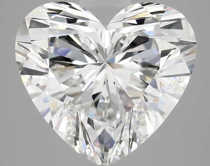 4.02 Carat Heart Shaped Ideal Cut VVS2 IGI Certified Lab Grown Diamond