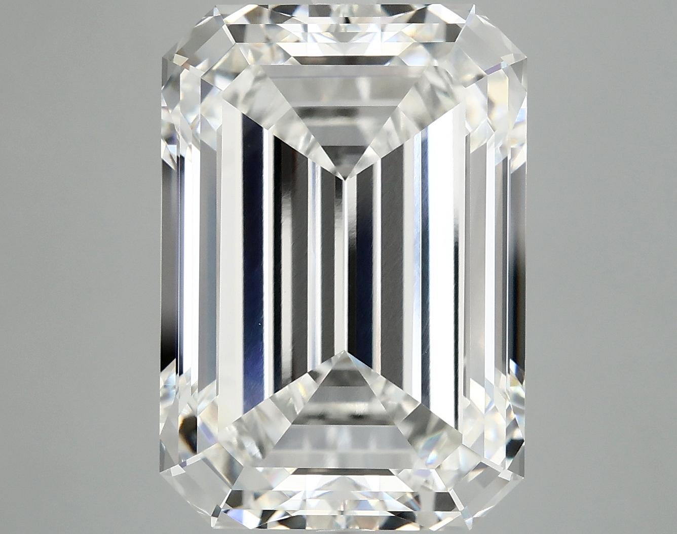 12.19 Carat Emerald Shaped Ideal Cut VVS2 IGI Certified Lab Grown Diamond