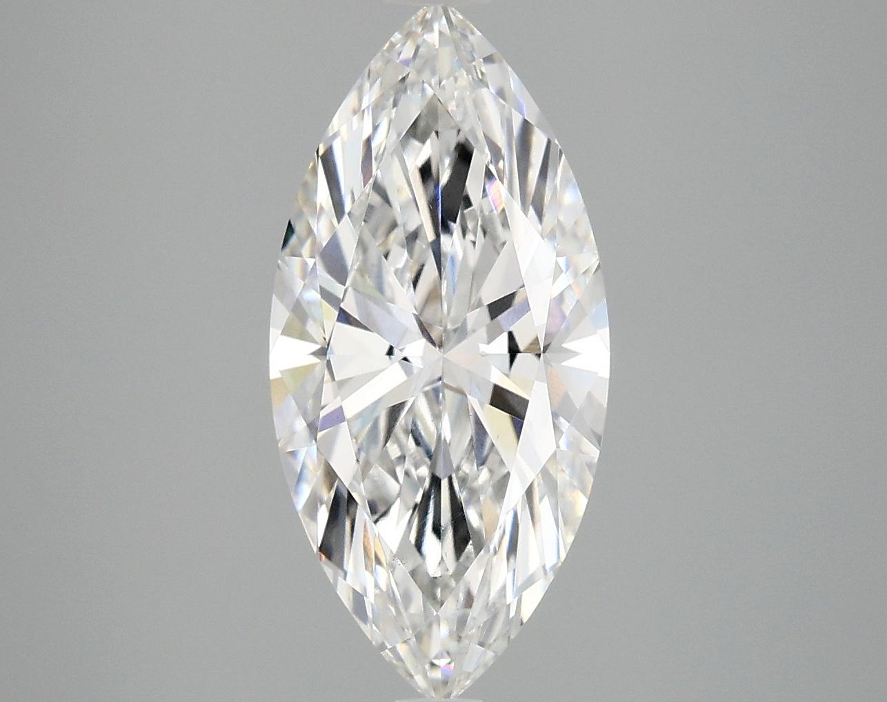 2.91 Carat Marquise Shaped Excellent Cut VS1 IGI Certified Lab Grown Diamond