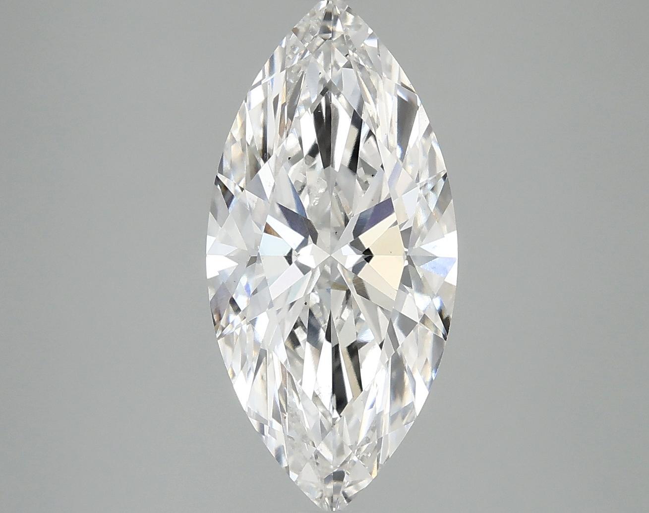 3.09 Carat Marquise Shaped Excellent Cut VS2 IGI Certified Lab Grown Diamond