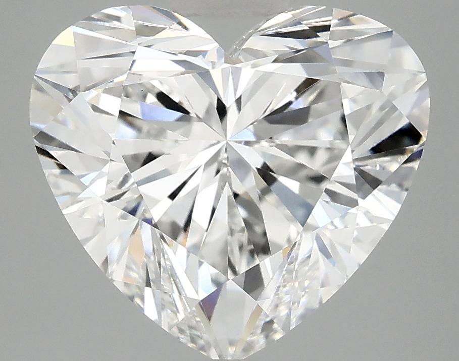 5.09 Carat Heart Shaped Ideal Cut VVS2 IGI Certified Lab Grown Diamond