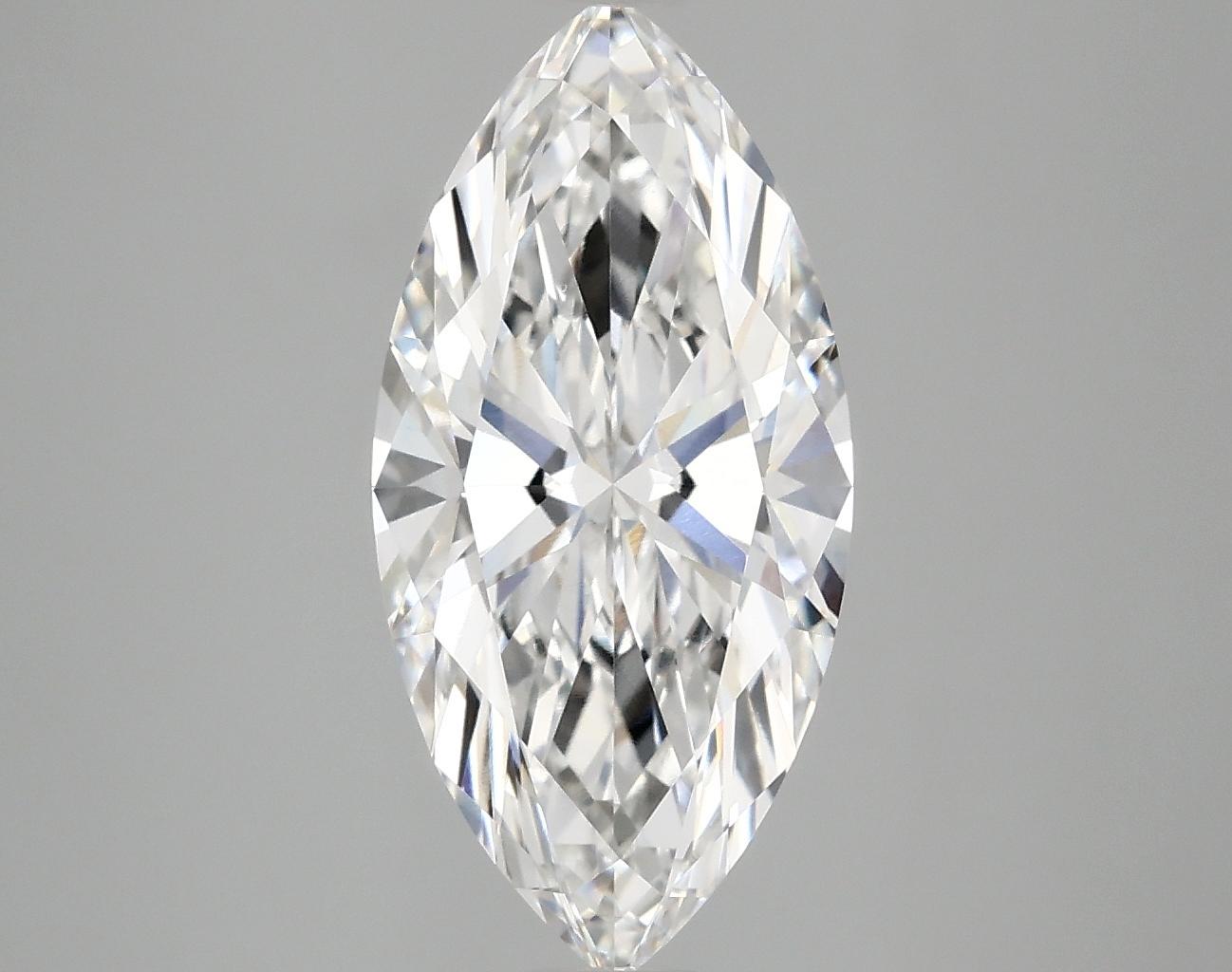 2.98 Carat Marquise Shaped Excellent Cut VS1 IGI Certified Lab Grown Diamond